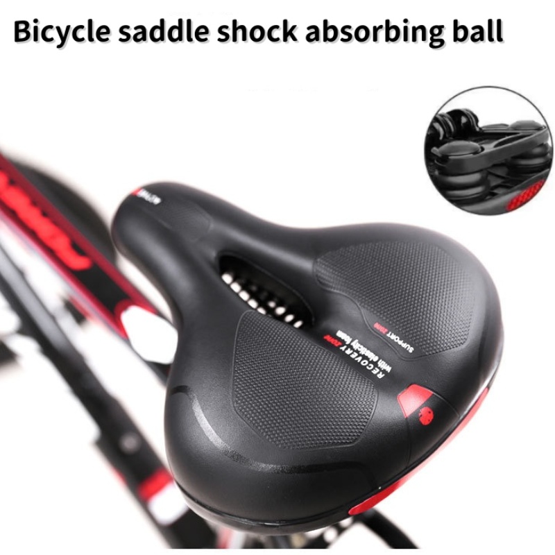 Commuting By Bike - Bequemer, breiter, verdickter Mountainbike-Sattel, ergonomischer, hohler