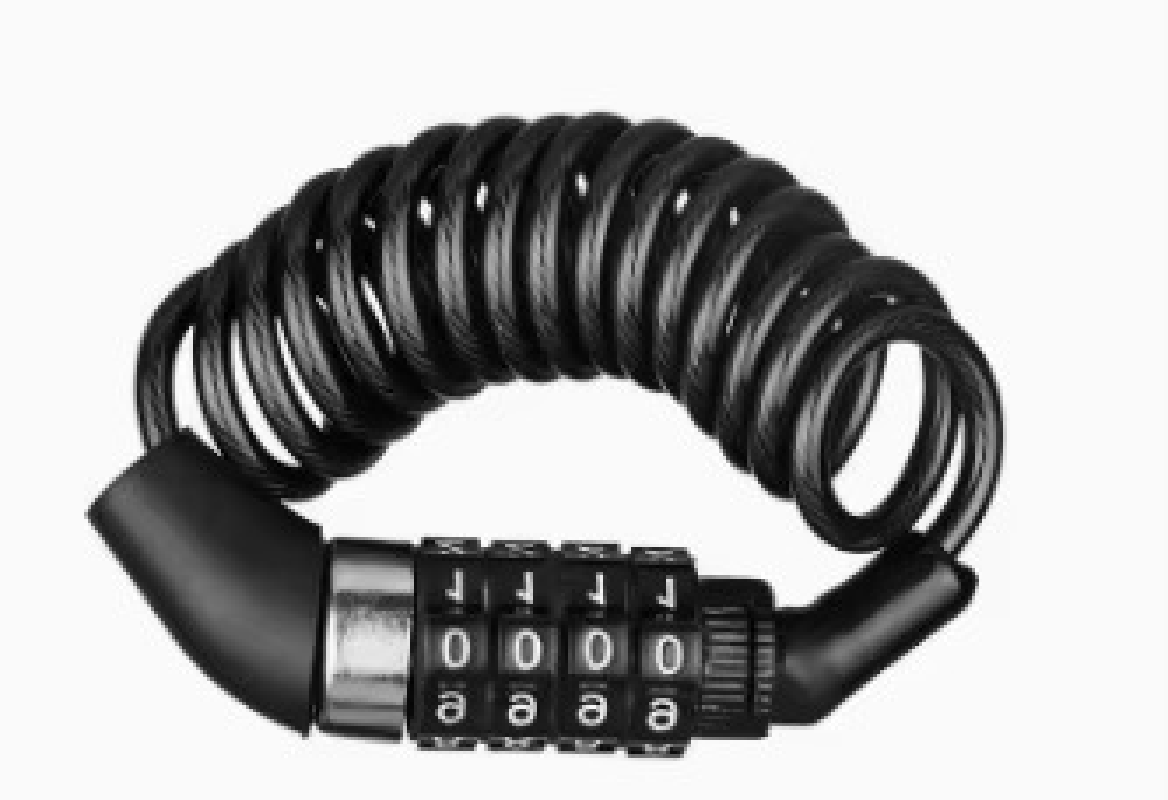 Chain Lock Combination - Motorrad- und Fahrrad-Diebstahlschutzkette, 4-stelliges Zahlenschloss, Helm-Sicherheitsschloss,