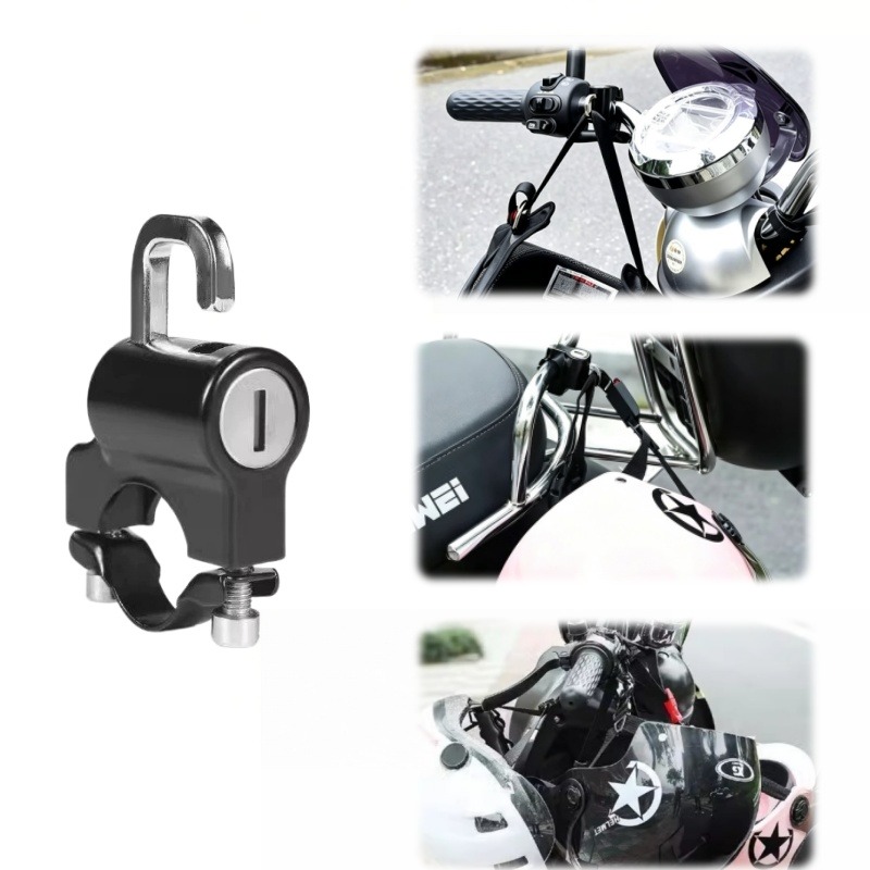 Commuter Bike Lock - Universelles Helmschloss für Motorrad, Roller, E-Bike,
