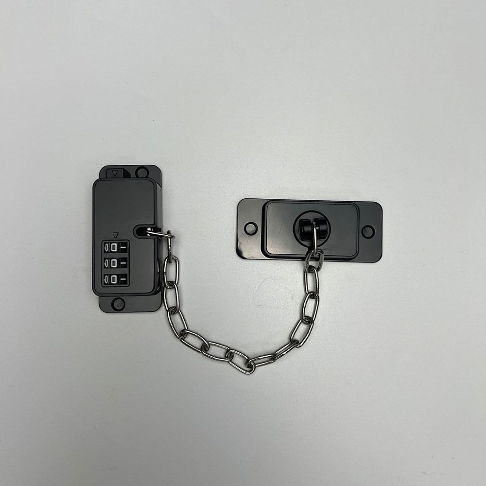 Chain Lock Combination - Kombinationsschloss-Kettenfensterbegrenzer ohne Bohren, einstellbares Passwort, Kindersicherheitsschloss,