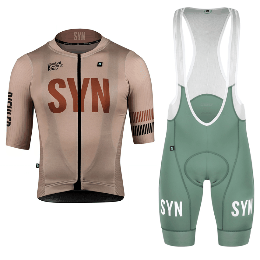 Cycling Commuter Trousers - Syn braune Fahrrad bekleidung Herren Kurzarm-Rad