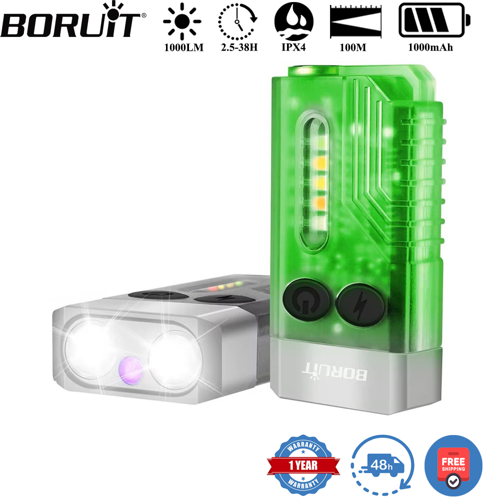 Cycling To Work - BORUiT V10 Schlüsselanhänger UV LED EDC