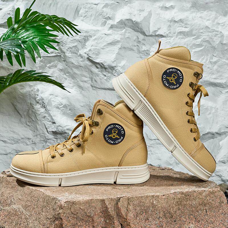 Cycling Commute Shoes - Herren Motorrad-Fahrschuhe Vier Jahreszeiten Canvas-Fahrausrüstung Pendler