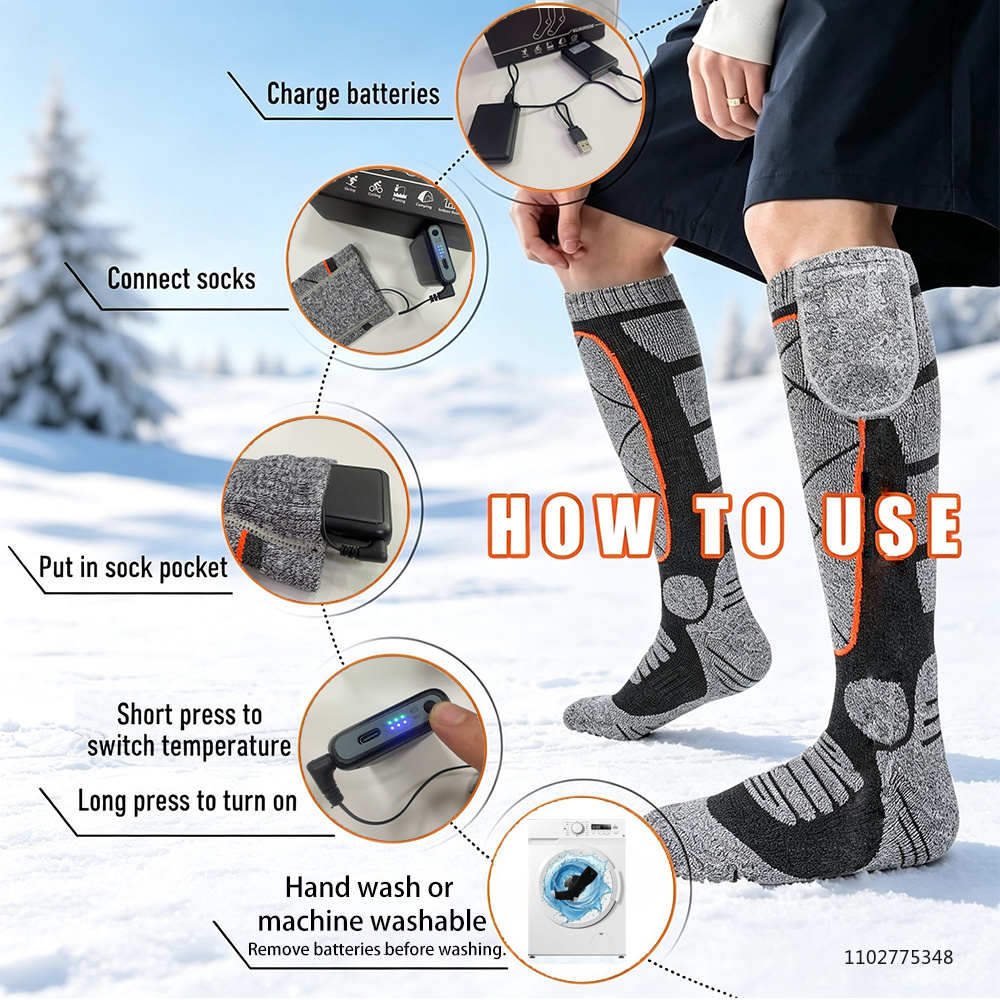 Beheizte Socken 6000mAh Wieder – Cycling To Work Bewertung und Preis