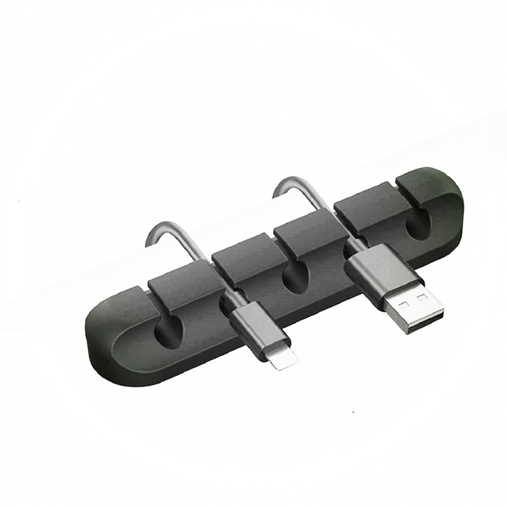 Neuer Schwarzer Kabel-Organize – Cable Lock Flexible Bewertung und Preis